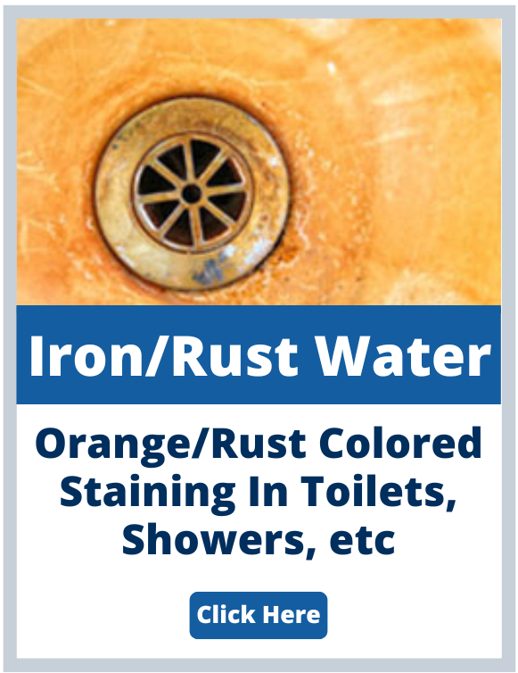 Iron rust water staining